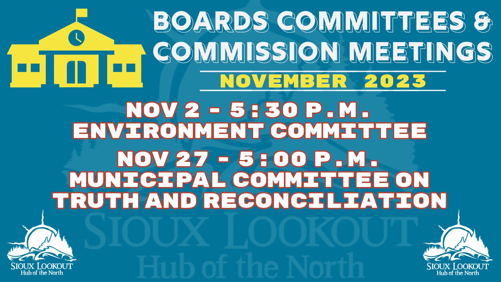 Committee Meetings November 2023