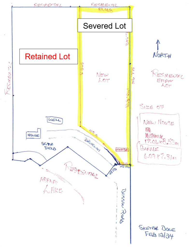 Proposed Lot Configuration