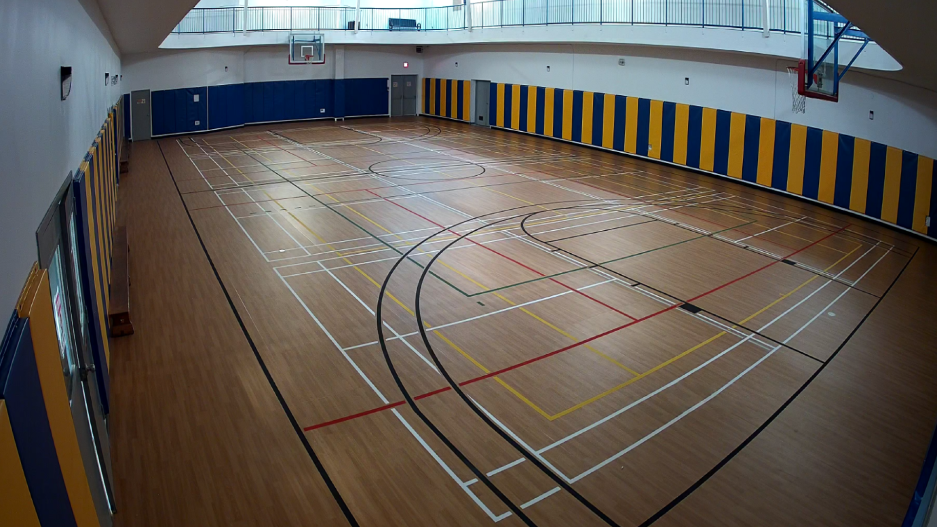 The gymnasium at the Sioux Lookout Recreation Centre