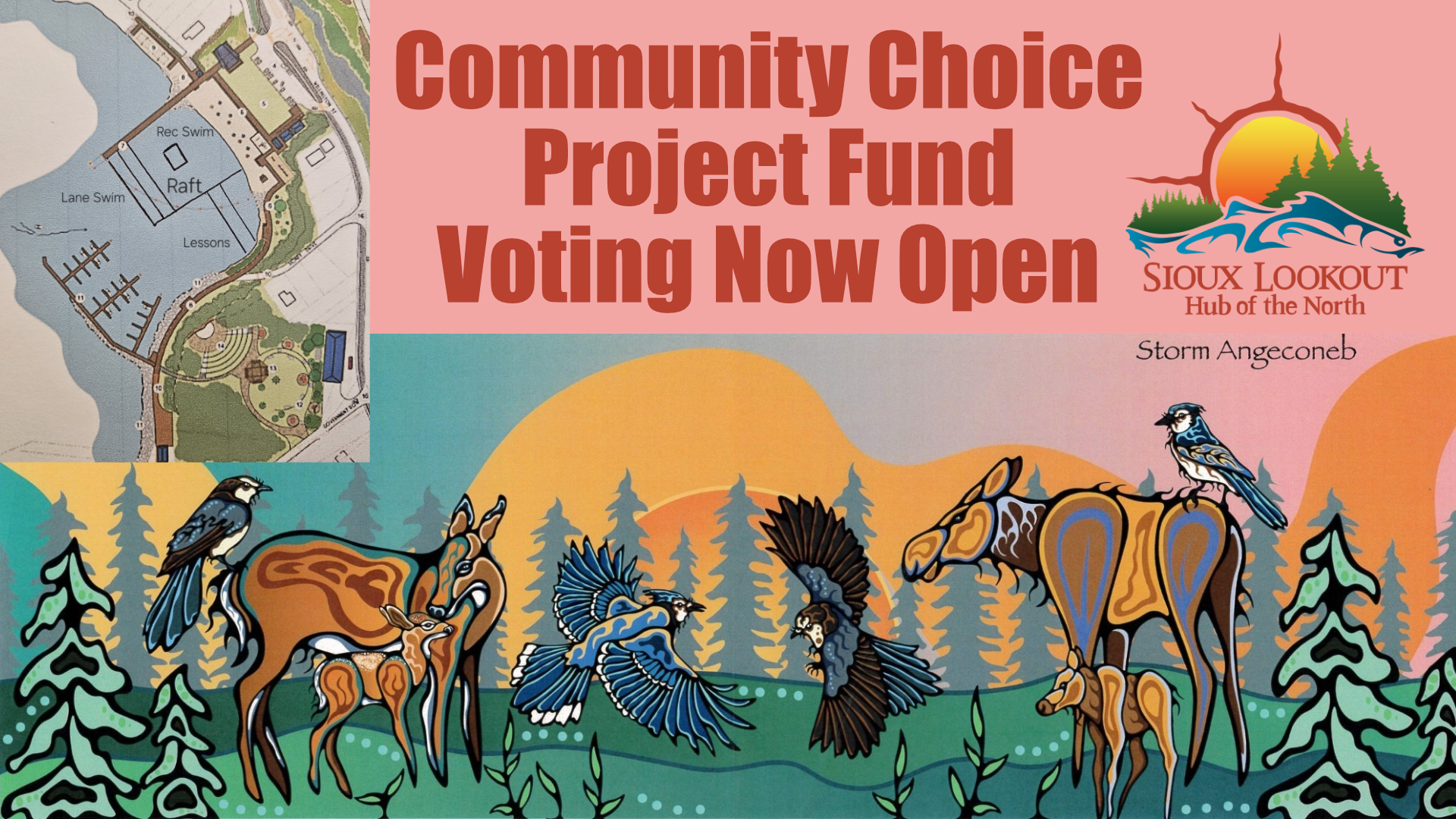 imagery related to the projects being voted on by the community for funding in 2026