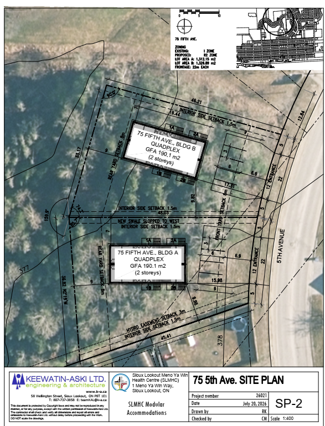 A satellite image showing the proposed quadruplexes for OP02-2026 and Z06-2026
