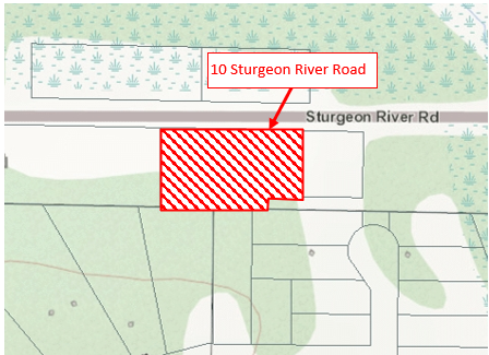 proposed area of development