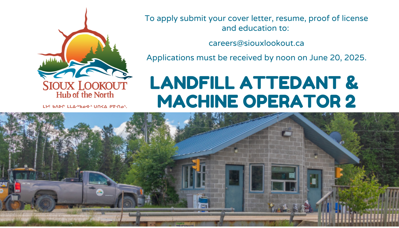 Landfill Attendant & Machine Operator 2 | Sioux Lookout | CiviKit