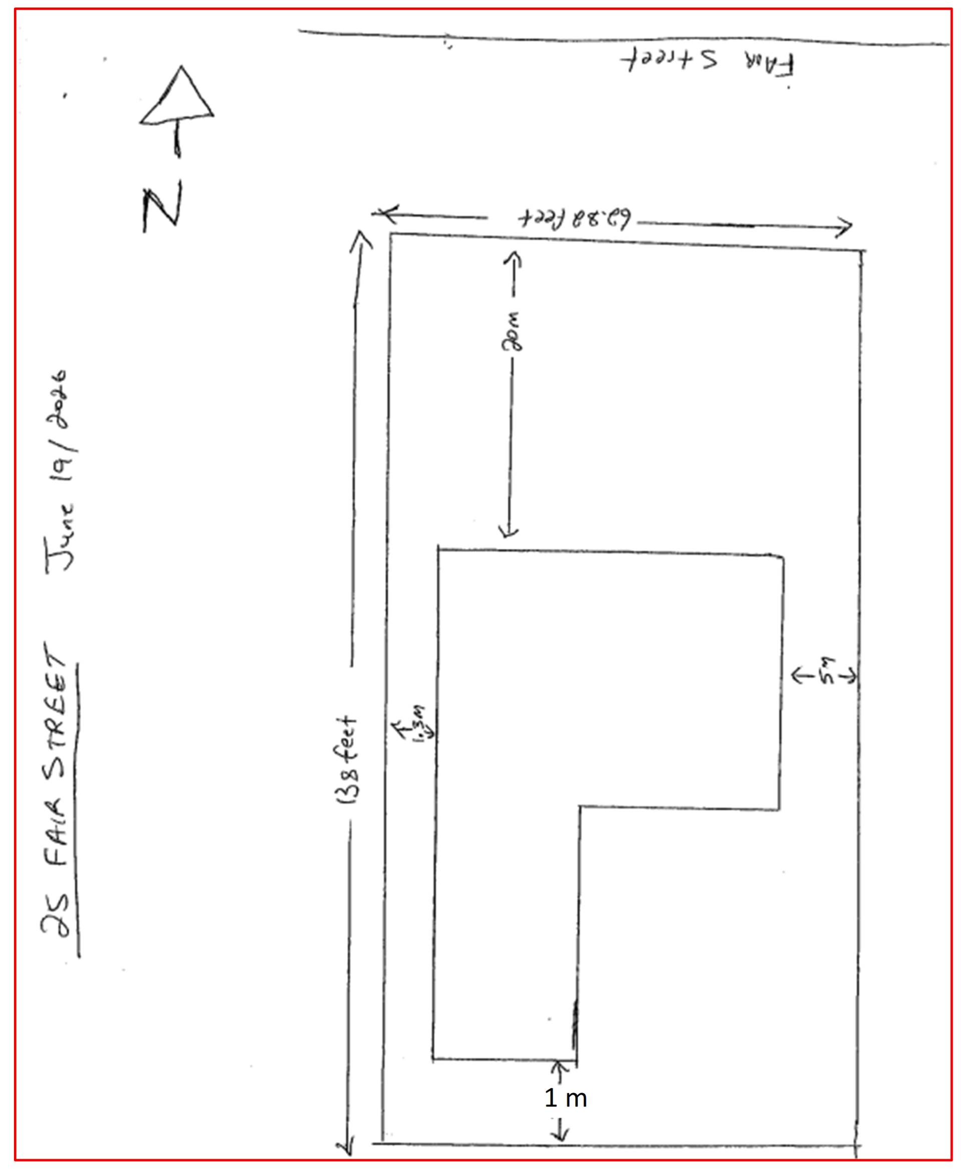 Site sketch for Z03-2026